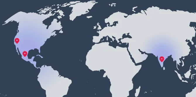 Map with offices of E2M2M