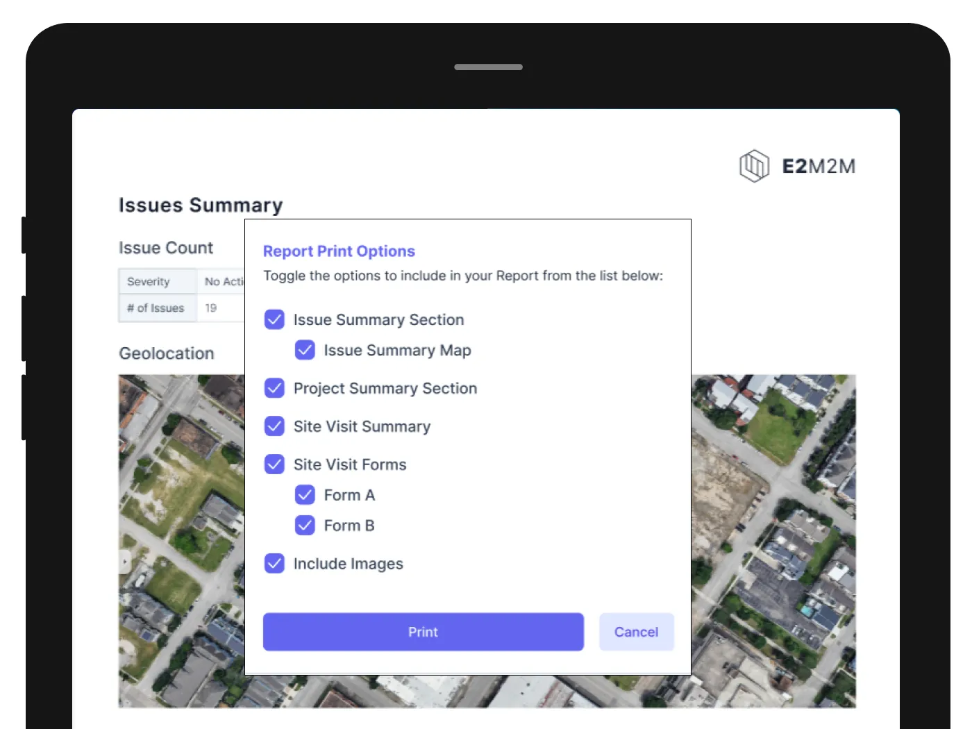 Generate custom reports