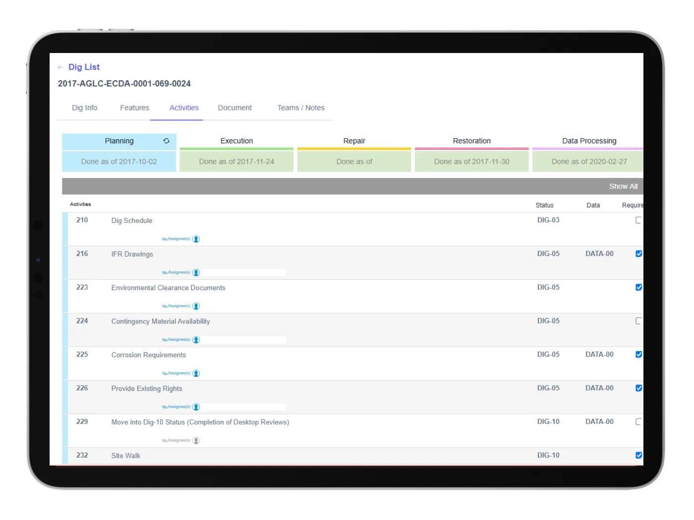 Activity Tracking